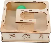 FONDOTIN Wooden Hamster Maze Durable Pet Playground for Animals Interactive Labyrinth Fun Safe Design for Gerbils and Hamsters for Enrichment Activities