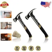 Lightweight 20 oz Nailing Hammer and 22 oz Framing Hammer – Ultimate Jobsite Duo
