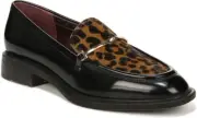Brand New Franco Sarto Sarto Womens Classic Slip On Black/Leopard Leather US 6