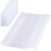 LdawyDE A4 Transparent Book Cover, 10 pcs Clear Exercise Book Notebook Protector Covers Waterproof Wear-Resistant Textbooks Sleeve Made of PVC Good Flexibility Adjustable Width for School Office