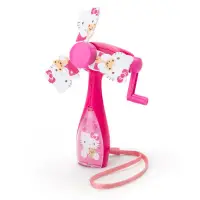 在飛比找蝦皮購物優惠-Hello Kitty 手動風扇，手搖風扇/安全風扇/手持風