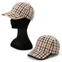 在飛比找蝦皮購物優惠-DAKS 日本製 經典格紋 鴨舌帽 棒球帽 休閒帽 帽子