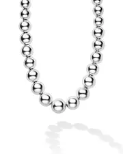Lagos Sterling Silver Caviar Bubbly Graduated Bead Collar Necklace, 18