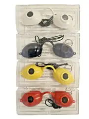 2 Pack Super Sunnies Eyeshields Flexible Tanning Bed Goggles UV Eye Protection