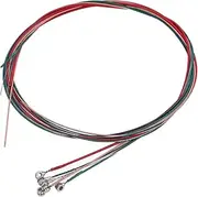 6PCS Guitar String Colorful Steel Wire Electric Acoustic Classical Guitar String Replacement with Good Tension for Professionals