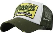 [Generic] Embroidered Hip Casual Cap Baseball Mesh Women Summer Hats Hop for Men Hats Caps Baseball Caps Work Baseball Hats for Men