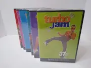 BEACHBODY Turbo Jam Workout DVD Set Of 6 Lot-3T/Cardio/Fat Blaster-Sealed