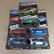 Hot Wheels Fast And Furious Brian O'Conner New Full Set - Supra Eclipse Skyline