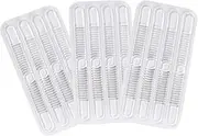 TOVINANNA 5 Sets Transparent Skid Shoe Grip Strips of Adhesive Heel Cushion Inserts for Sandals and Sling Backs Durable Gel Stickers for Women Men Invisible Design for Comfort