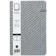 Modena A5 Linen Plain Notebook Grey