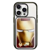 PowerThru Power Bank Mirror Slim Power Bank MagSafe Compatible Iron Man Mask PowerThru Power Bank