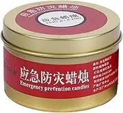 Survival Candle, EME rgency Lantern, Unscented Wax Light, 20 Hour Burn Time, Canned Glow Design, Easy to Store, 80g, Indoor Outdoor Use for Tent or Home Supplies