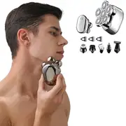 6-in-1 Electric Head Shaver for Men