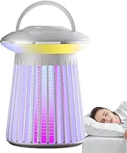 Gnats Lamp | USB Charging Low Noise Gnats Trap Outdoor,Multifunctional Silent Lighting for Home Patio Garden Backyard Porch Yard