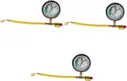 Gatuida Pcs Ac Refrigerant Nitrogen Pressure Gauge Tester Sturdy Material Spherical Valve Easy to Use Refrigeration Test Table