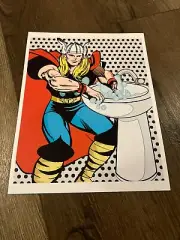 Inspirational Superhero Art Print Photo Nursery, Bedroom, Playroom Thor