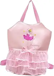 [PACKOVE] 1 PC Pink Ballet Backpack Stylish Ballerina Bag for Lightweight and Versatile Design with Smooth Zipper present for Young Dancers Fashionable Shoulder Bag