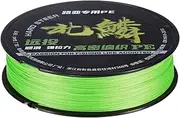 uxcell Braided Fishing Line, 164 Yards 0.32mm Dia Abrasion Resistant Colored Fishing Line for Saltwater/Freshwater/Ice Fishing, 8 Strand Super Strong Zero Stretch [Green]