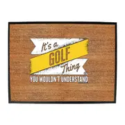 Oob Its A Golf Thing - Funny Novelty Doormat Man Cave Floor mat
