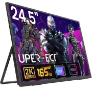 UPERFECT 24.5" 2K 165Hz Portable Monitor 2560x1440 for PS4/5 Xbox and Laptop