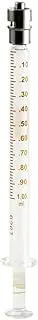 Interchangeable Glass Syringe Metal Luer Lock Tip (CL), 1 ML (Pack Of 10)