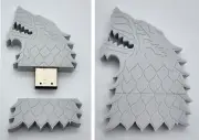 2× Game Of Thrones Stark Dire Wolf Sigil USB Flash Drive Memory Stick Thumb 4GB