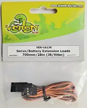Venom 700mm / 28" Servo / Battery Extension Cable (JR/Hitec) VEN-1613K