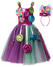 Sweet Candy Dress Girls Costume