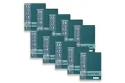 10x Colourhide Writing Notebook w Ruler A4 School Stationery 120 Pages Green