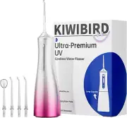 Kiwibird Water Dental Flosser Cordless w/ UVC Light, 3 Mode Oral Irrigator