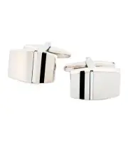 [Cudworth] Mother Of Pearl Onyx Cufflinks in White