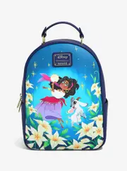 Loungefly Disney Pixar The Hunchback Of Notredame Esmeralda & Djali Floral Mini Backpack - New, With Tags