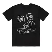 Korn - Issues Sketch - Black T-shirt