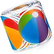 Levemolo Beach Ball Decor Stickers 1 Roll Bulletin Board Border Classroom Decor Blackboard Trim Festival Accessory