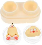 [LIFKOME] Travel-sized Storage Box Drawer Mechanism Includes Tweezers Fun Cartoon Style Lightweight Plastic