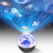 Lampara De Noche Para Niã±os Estrellas Planetas Dormir Juguetes Projector Luces