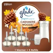 Glade PlugIns Refills Air Freshener Starter Kit, Scented and Essential Oils f...