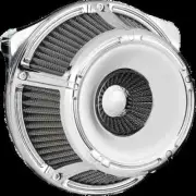 AN Inverted Air Cleaner Kit Slot Track Chrome Harley Heritage Springer 99-07
