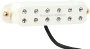 Seymour Duncan Custom Shop Pearly Gates Strat Pickup with Logo - White Bridge