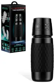CyberSkin The Warrior 9.4" Sucking & Vibrating Masturbator