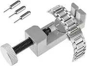 [Generic] Watch Repair Tool Band Strap Link Pin Remover Kit Watch Sizing Adjustment Tool Fit All Kinds of Metal Watch Band or Bracelets with 3 Extra Punch Pins for Watchmakers