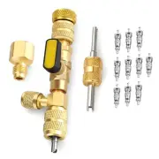 Valve Core Remover&Installer Tool 1/4" and 5/16" Port Air Condition Accessories