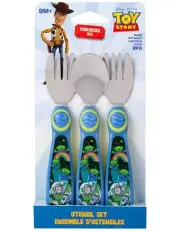 [Toy Story] Buzz Lightyear 13cm Fork Set 3 Piece 9m+