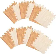 12pcs Interlocking Floor Tiles for Baby Gym Mat Soft Play Mat Puzzle Floor Pad for Infants Crawling