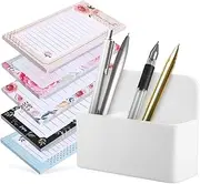 OFFSCH 1 Fridge Notepad with Holder Charming Patterned Memo Pads for Grocery Lists Reminders and Daily Planning Lightweight and Convenient for Easy Attachment