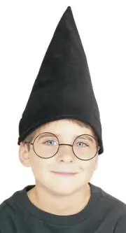 HARRY POTTER HOGWARTS BLACK STUDENT HAT COSTUME ACCESSORY RU49956