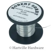 Robert Sorby #PYRO25G1 1oz 25 SWG Nickel Chromium Wire Reel