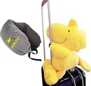 ヴァンガード(VANGUARD) Snoopy Travel Neck Pillow, Air Pillow, Micro Beads, Fluffy, Inside Out, Cute Character Transformation, Snoopy Woodstock