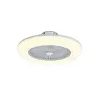 OUKANING 22 in. Integrated LED Indoor White Smart Ceiling Fan with Remote
