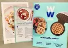 WW Weight Watchers Mini Waffle Maker + Recipes